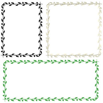 lightweight leaf and flower bud frames