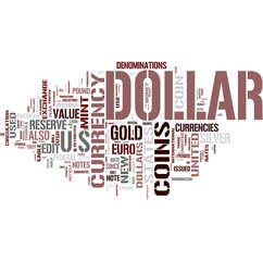 Dollars word cloud