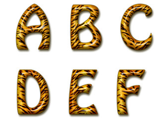 Tigers alphabet