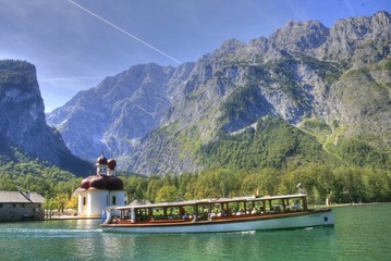 Königsee in Berchtesgaden - Bavaria / Germany+