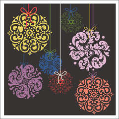 vector - christmas card