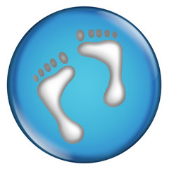 Obraz premium 3D-Button - Füsse