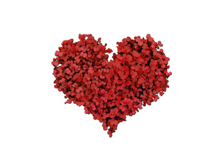 red grass heart