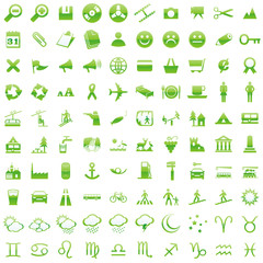one hundred fully editable vector web icons