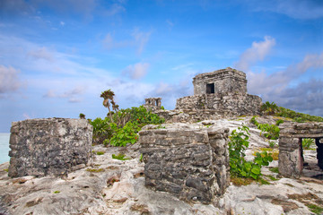 Mayan ruins in Tulum, Mexico