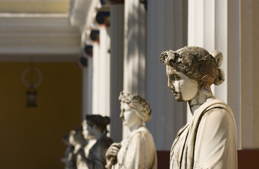 Antique Statue, Greece, Korfu