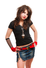 Beautiful young girl portrait