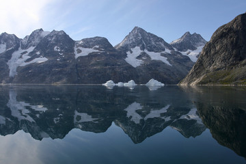 Mountains in the high arctic