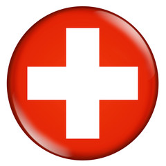 Obraz premium 3D-Button - Schweiz