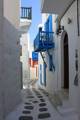 Ruelle à Mykonos – Cyclades – Grèce