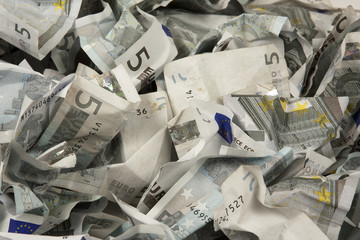 billetes de cinco euros