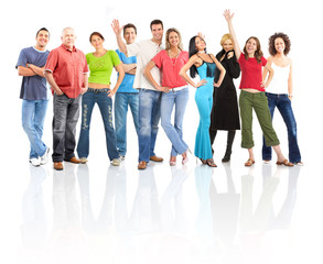 Fototapeta premium Happy people
