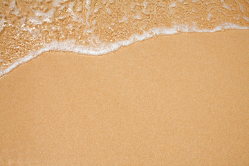 Naklejka na ściany i meble sand and wave background