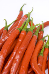 Fresh Ripe Cayenne Peppers