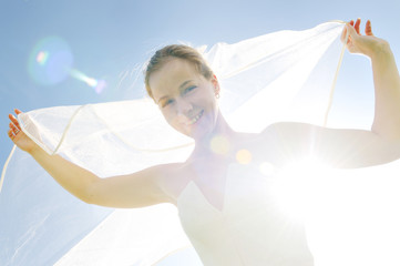 beautiful bride outdoor