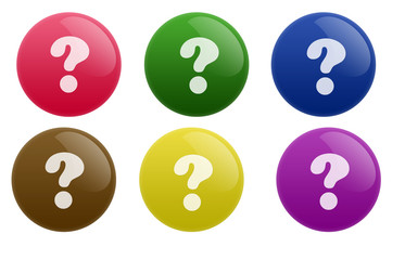 Glossy Question Button