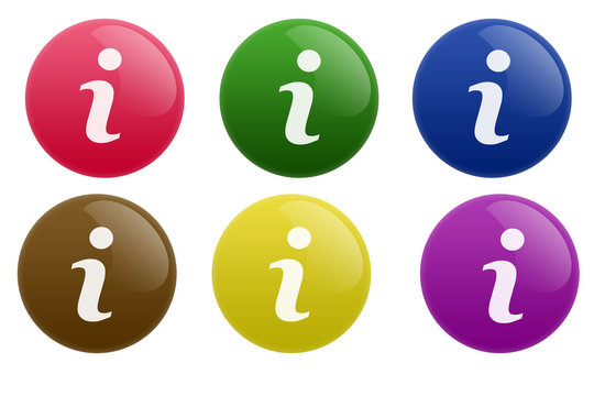 Glossy Info Button