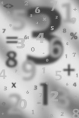 Numbers background