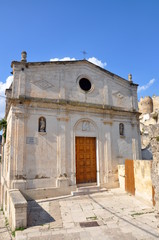 Obraz premium Kirche in Matera di Sassi