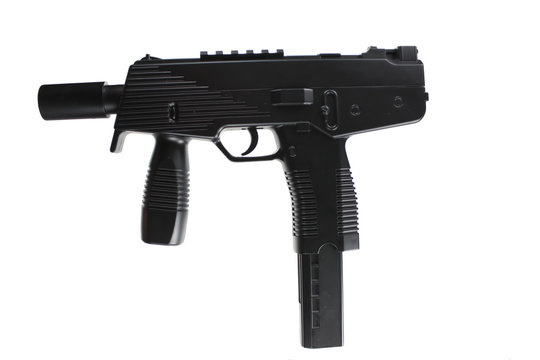 Maschinenpistole-Uzi-freigestellt
