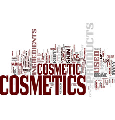 Cosmetic tag cloud