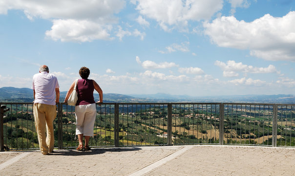 Montefalco. La ringhiera dell'Umbria.