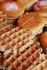 Gaufres et beignets