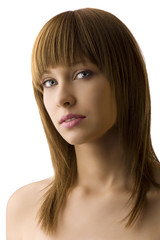 Naklejka premium model portrait