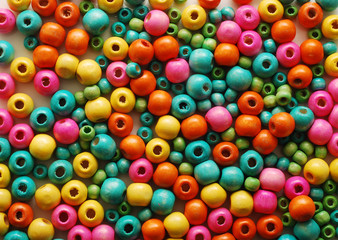 wooden beads background
