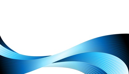 abstrakter Hintergrund mit blauen Wellen