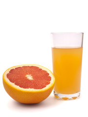Graipfruit juice in glass