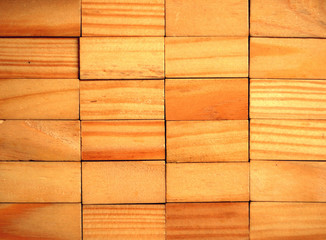 Yellow pine-tree beams