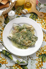 Filetti di branzino ai carciofi - Secondi Emilia Romagna