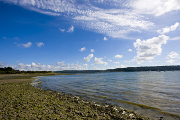 part of a beach in brittany