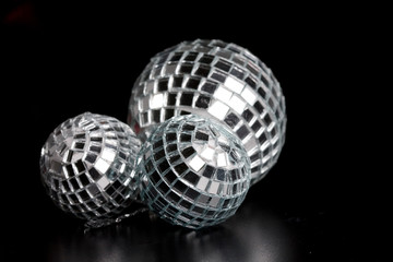 silver decoration and holiday selebration