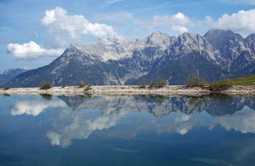 Leoganger Alpen im Spiegelbild