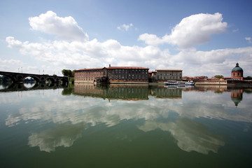 Fototapeta premium Berges de Toulouse