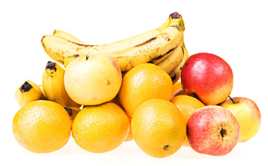 Healthy Eating, isolated on white background.