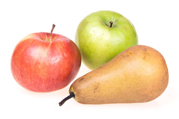 Healthy Eating, isolated on white background.