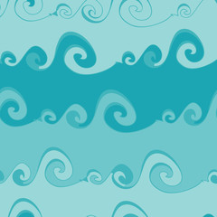 Seamless ocean water background