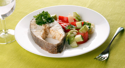 Fish with vegetables