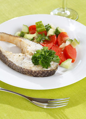 Fish with vegetables