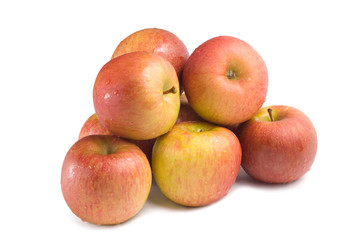 Isolated apple stack