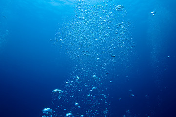 Bubbles in the sea