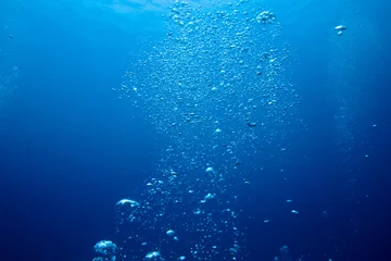 Zelfklevend Fotobehang Bubbles in the sea © DJ