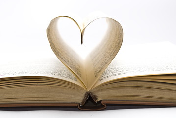 Book with the heart