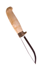 Knife isolated on white background.