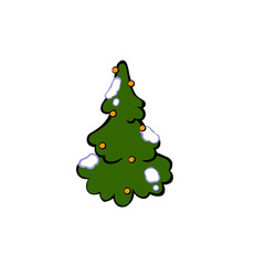 Festive Christmas tree
