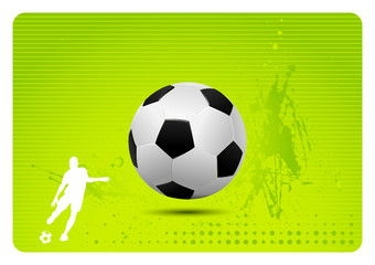 Soccer background motive (vector)