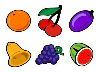 Automatenspiel Früchte Vektor